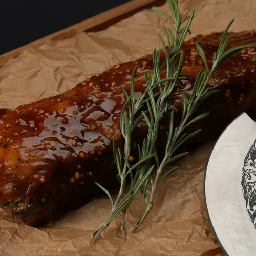 Costite de porc in sos BBQ _ROM